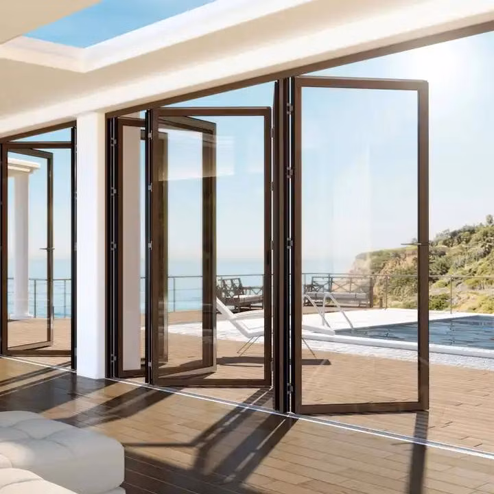 Easily Operated Aluminum Frame of Tent Mirror Doors or Windows