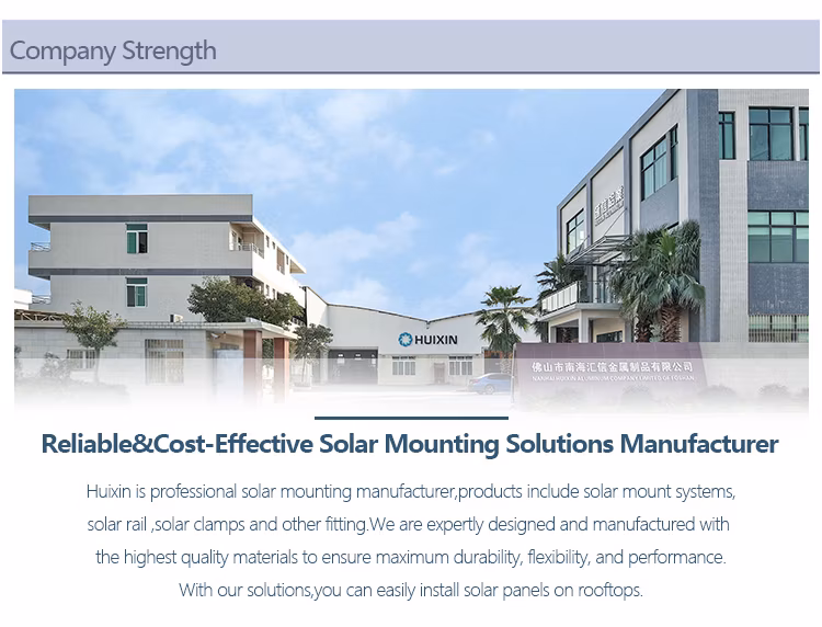 New Design Flat Roof Aluminum Structural Frame for Solar Panel