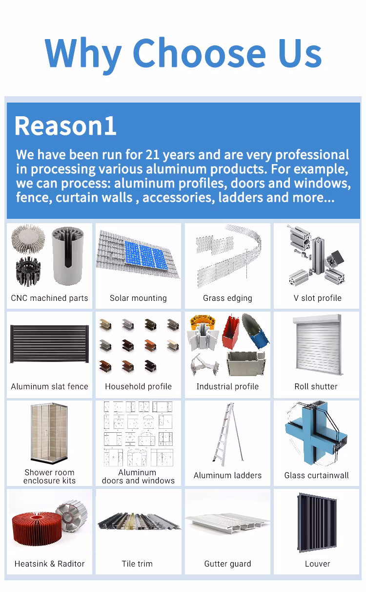 Aluminum Solar Panel Frame with Customized Size and Color