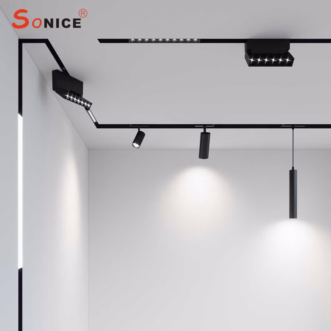 Surface Mounted 48V Tuya Magnetic Track Light