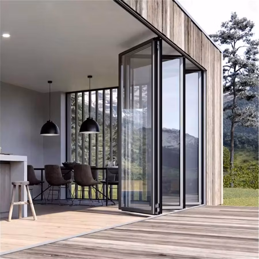 Customized Shaped Building Material Aluminum Extrusion for Full-Featured Kfc Door