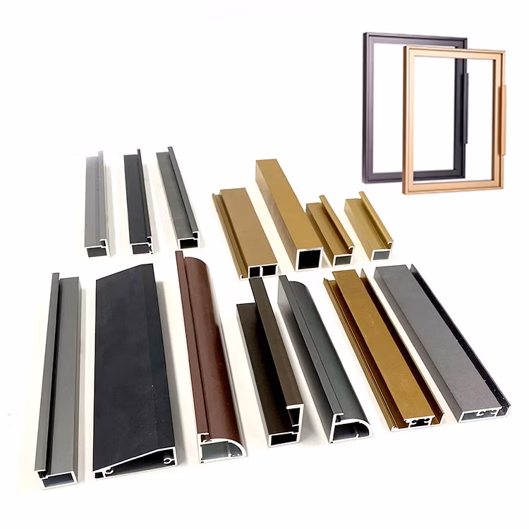 Tock Wardrobe Sliding Aluminum Extrusion Profiles for Kitchen Cabinets Cupboard Door Frame