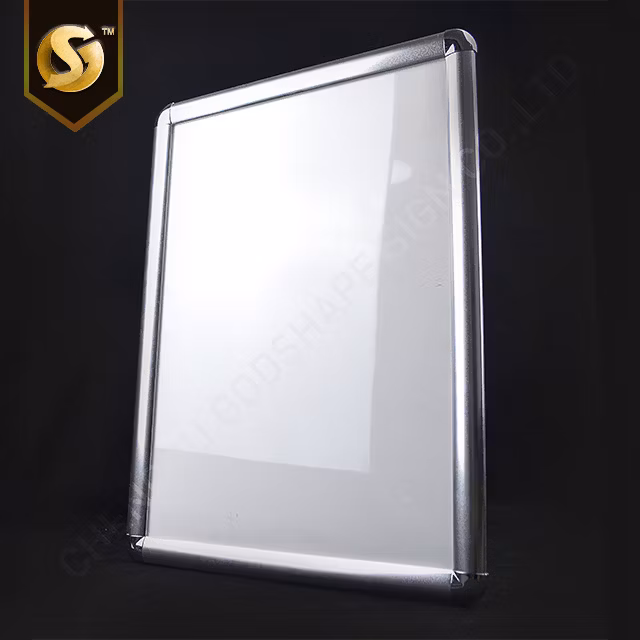 High Quality Factory Shiney Silver Snap Poster Frame Clip on Frame Picture Photo Frame with Customized Size