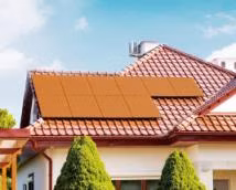 Sunket High Efficiency 345-365W Mono PV Solar Panels Orange-Colored Glass Frame 18.4% Efficiency 25 Years Warranty Topcon Type