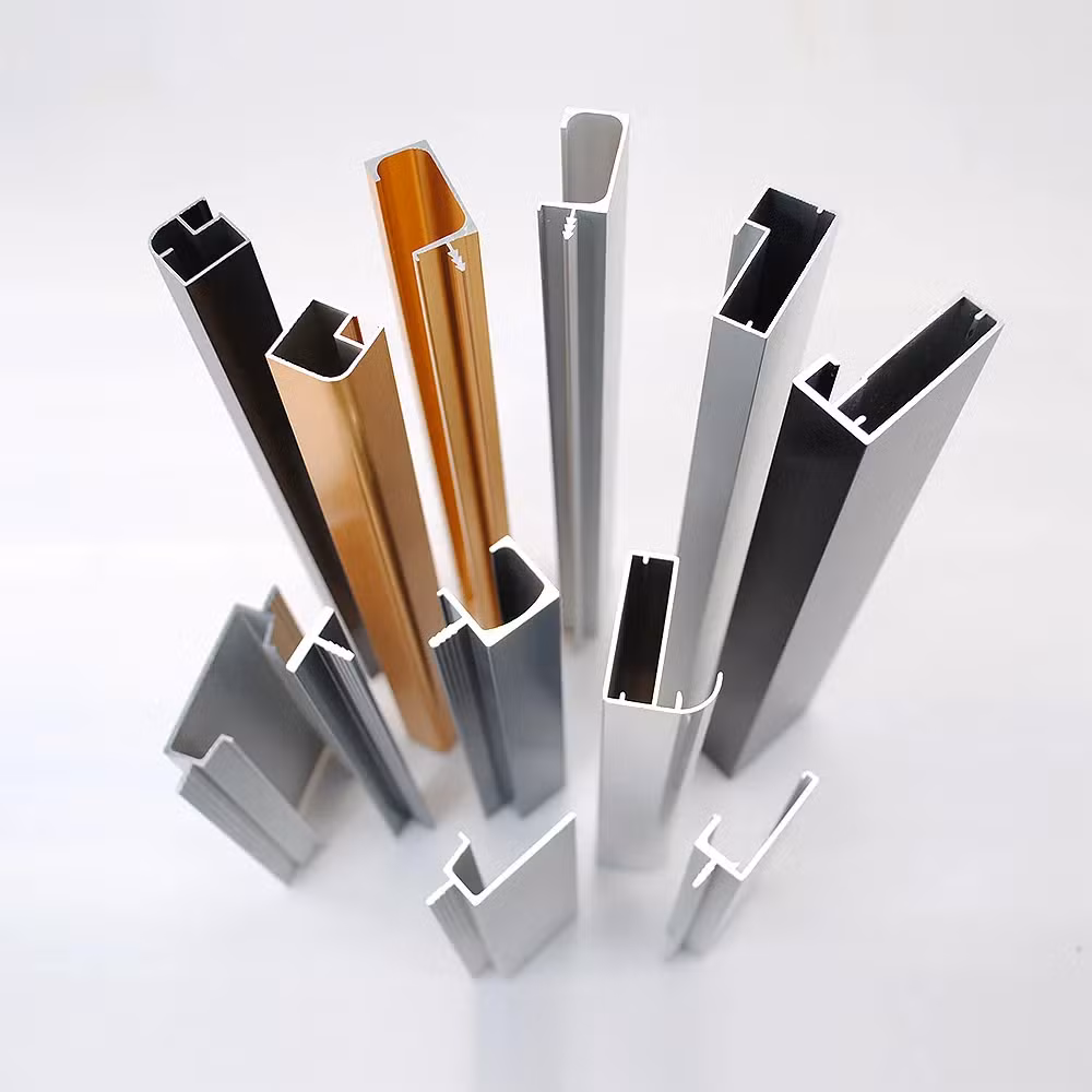 Building Material 6000 Series Different Shape Powder Coat Wooden Grain Anodized for Window Door Customized Profiles Aluminum, Aluminum Extruded Profiles