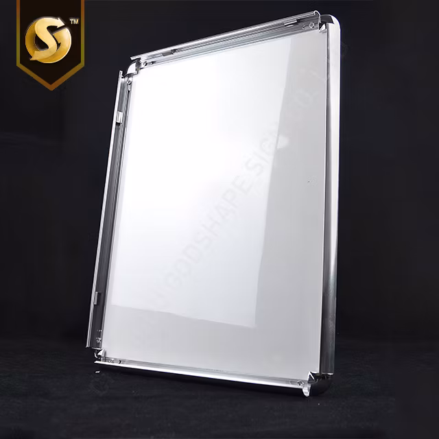 High Quality Factory Shiney Silver Snap Poster Frame Clip on Frame Picture Photo Frame with Customized Size
