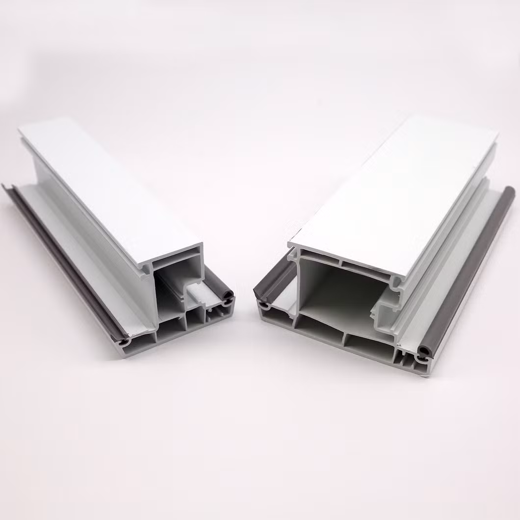 China Top Quality Plastic Extruded UPVC Profiles for 88 Series Sliding Windows and Doors