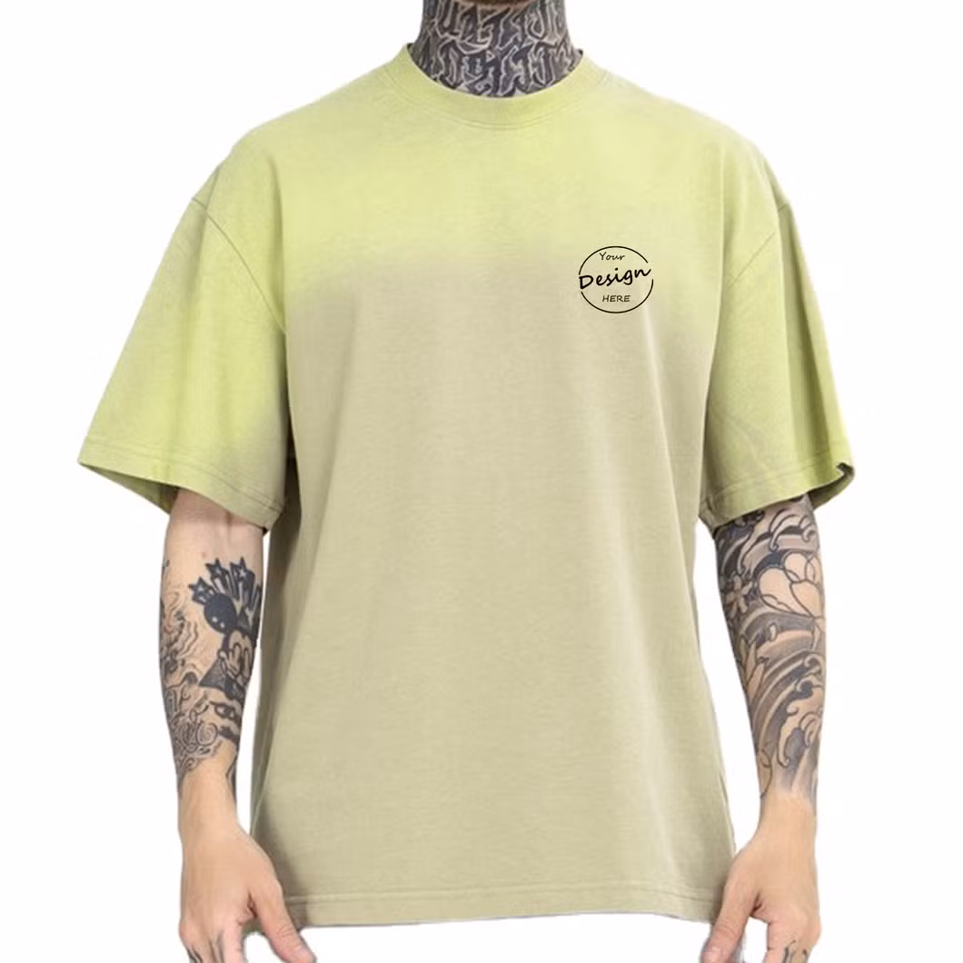 Top Sell Hip Hop High Quality Round Neck T Shirt Men 100 Cotton Screen Print Oversized New Design Fashion Street Wear Tie Dye Shirt