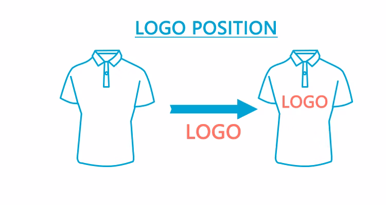 Custom Upf50+ Polyester Spandex Printed Polo T-Shirts