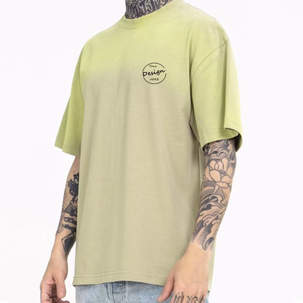 Top Sell Hip Hop High Quality Round Neck T Shirt Men 100 Cotton Screen Print Oversized New Design Fashion Street Wear Tie Dye Shirt