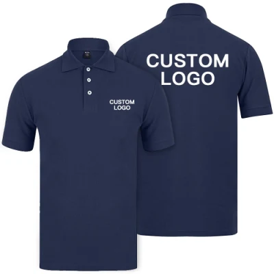 Maglia da polo personalizzata per uomo maglia da golf personalizzata ricamata o. Stampa testo e logo su 3 lati