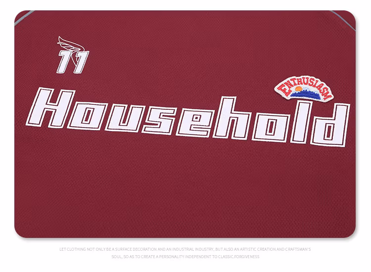 Custom Printing Logo 100% Polyesterhip Hop Splice Letter Casual Design Sense Embroidered Men′s T-Shirts Wholesale