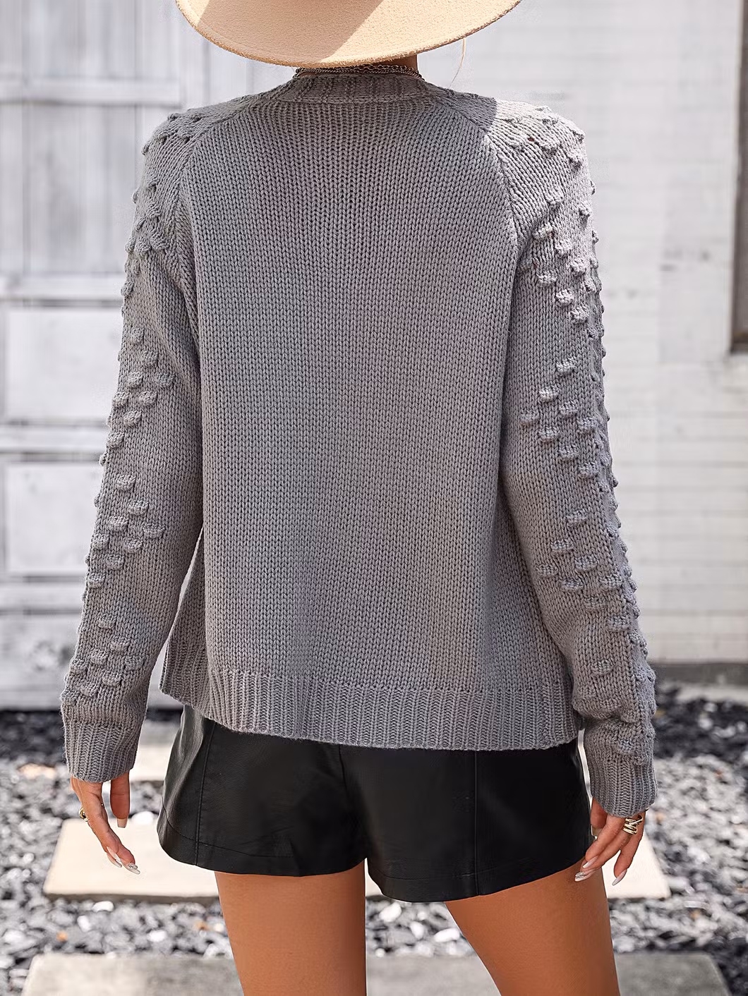 Ladies Knitted Cardigan Sweater Women Fashion Knitting Jacket