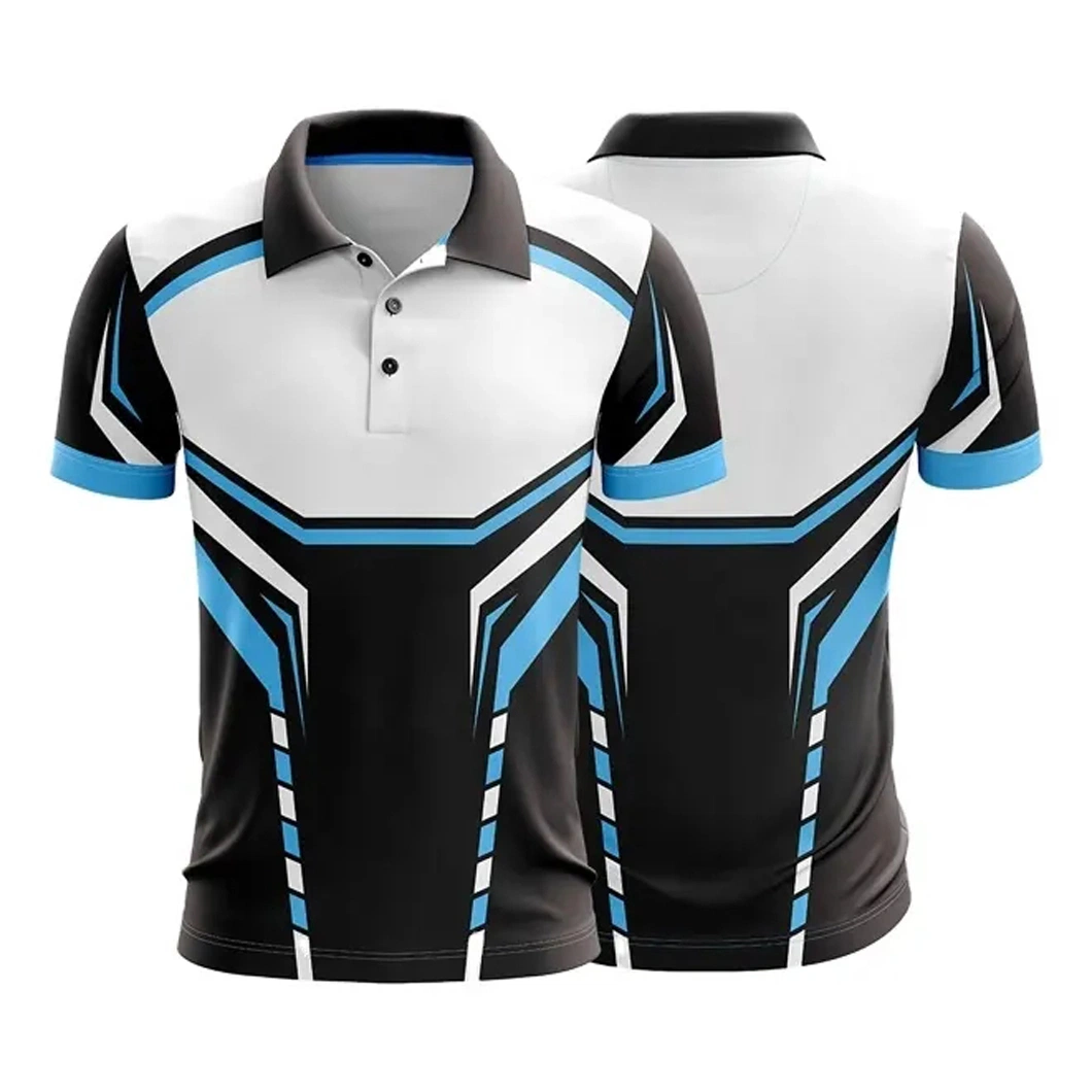 Unisex Couple T-Shirt Sublimated Badminton Jersey 100% Polyester Custom Running Sports Polo Shirt