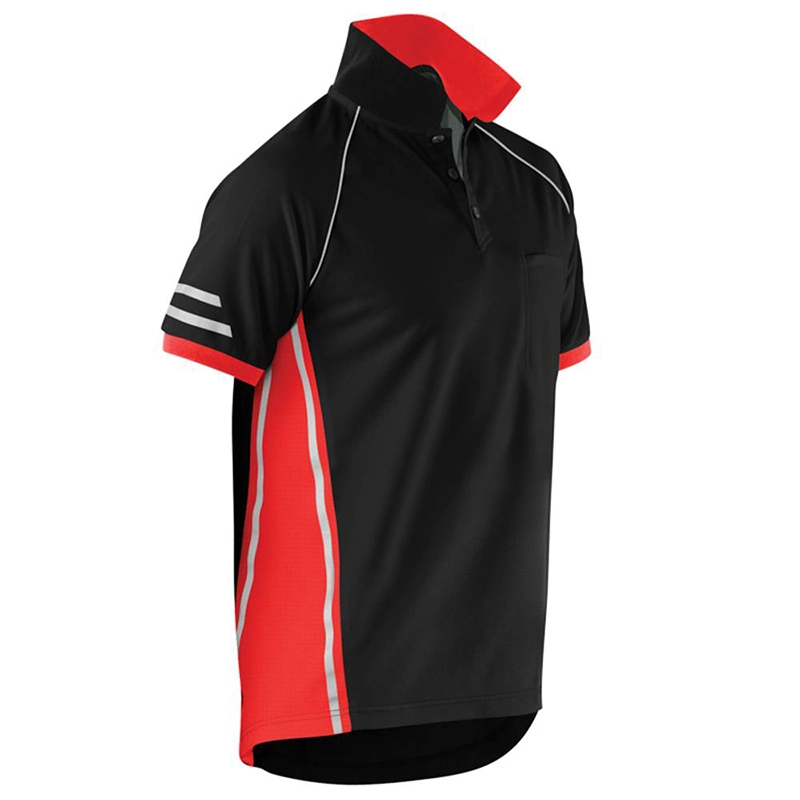 Wholesale Polo Golf Tshirts Fashion Safety Tee Shirt Plain Embroidered Men&prime;s Polo Shirts