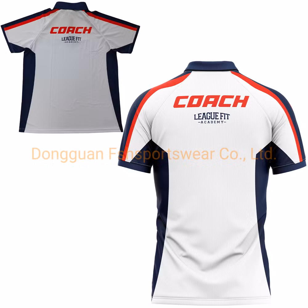 Wholesale Custom Logo Team Shirt Sublimation Breathable Tee Shirts 100 Polyester Polo Disc Golf Shirts