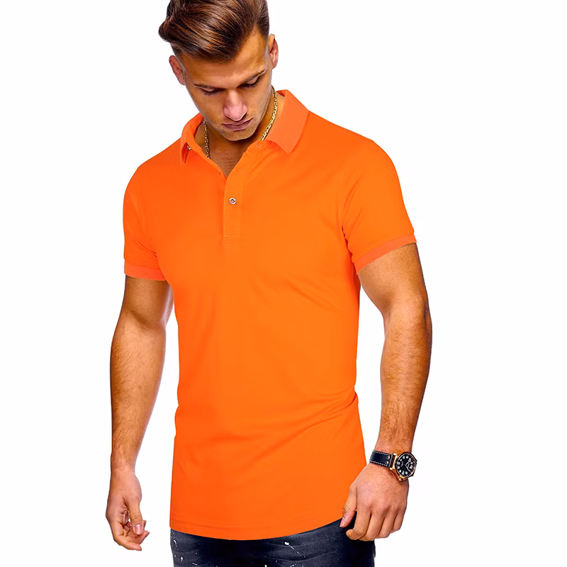 OEM Wholesale Custom Logo Plain Blank Gym Clothes Quick Dry Fit Shirts Original Cotton Polo T Shirt for Men Made in China