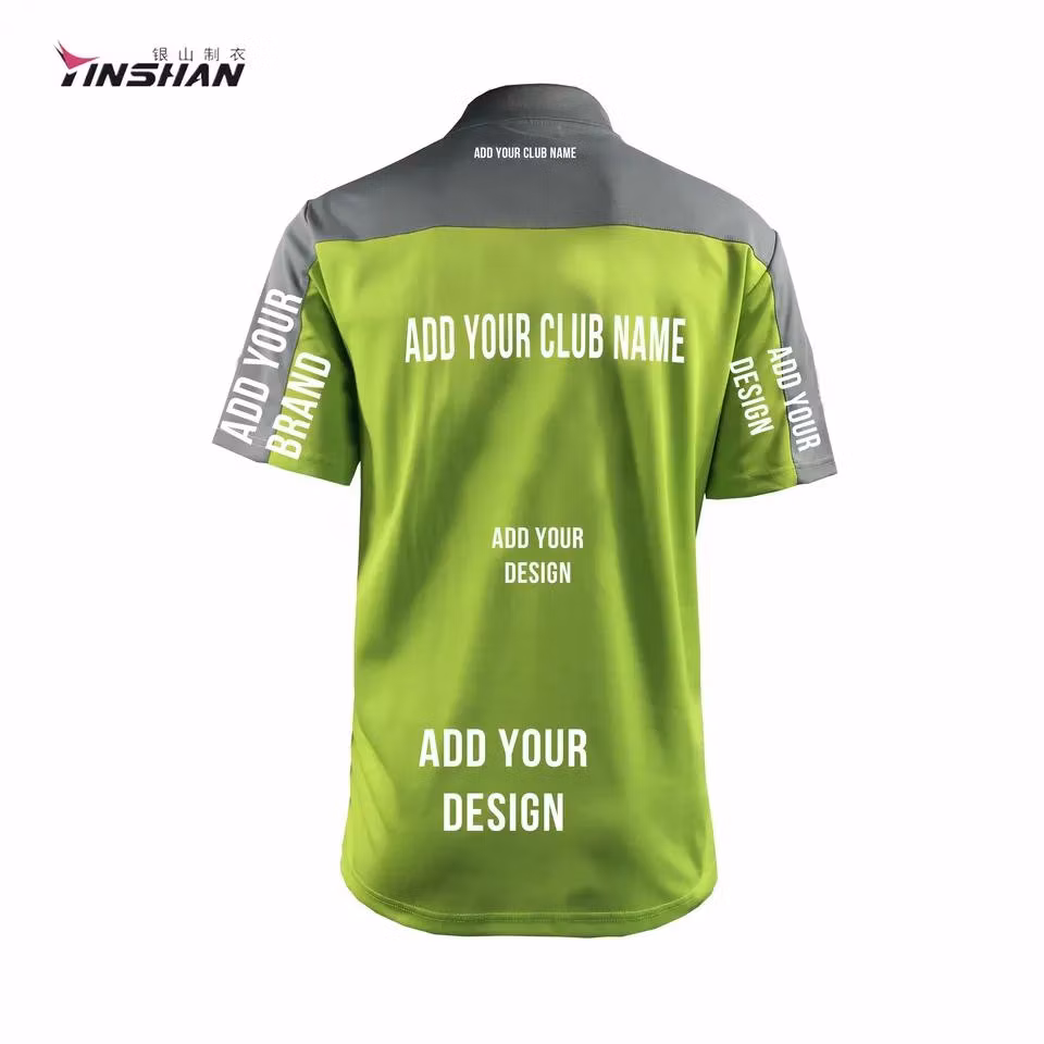 Green Club Fanswer Pit Crew Sportswear Custom Shirt Race Polo