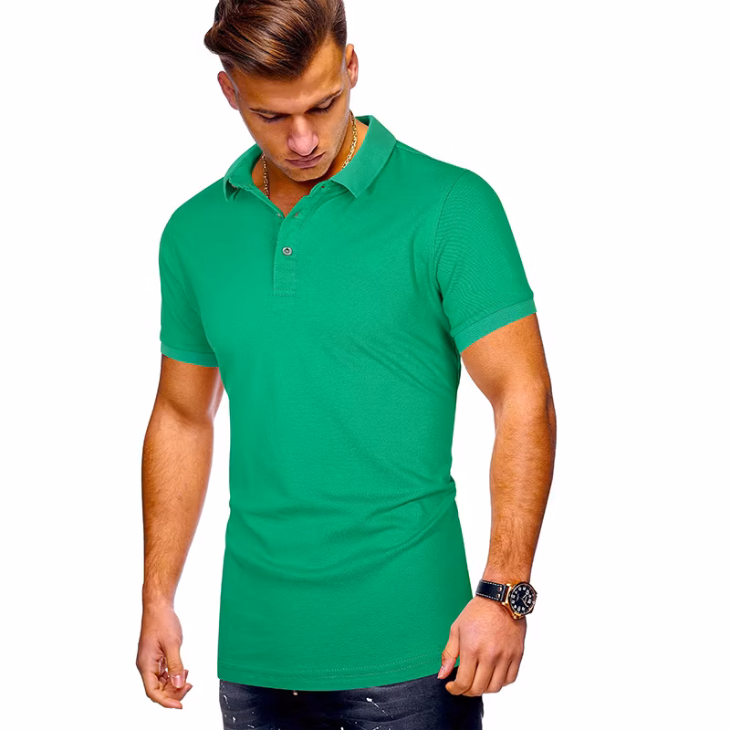 OEM Wholesale Custom Logo Plain Blank Gym Clothes Quick Dry Fit Shirts Original Cotton Polo T Shirt for Men Made in China