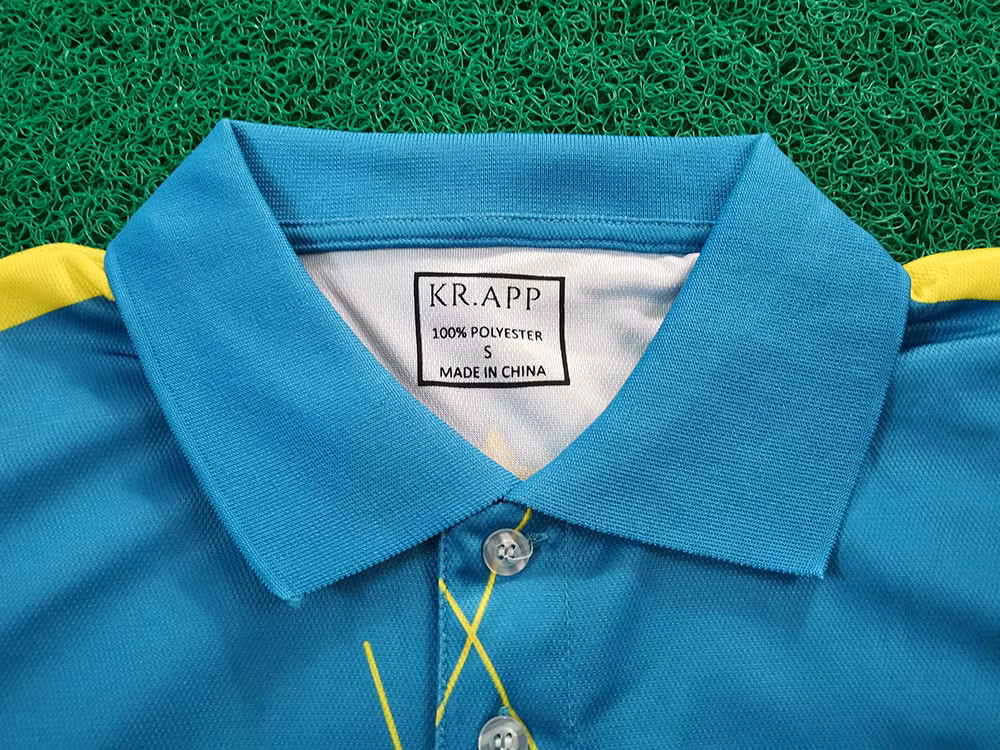 100% Polyester Mens Golf Polo T Shirts Custom Uniform Short Sleeve Polo Shirt with Custom Logo Printed