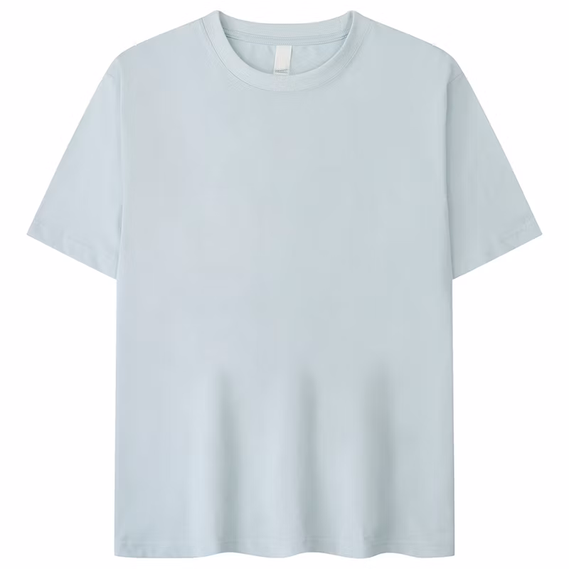 205GSM Unisex White Printed Plain Red Navy Blue Xxxl Round Neck T Shirt for Men Custom