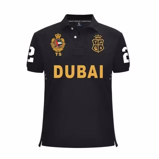 Wholesale Custom Logo Embroidery Printed High Quality Muscle Fit 100% Cotton/ Polyester Polo Shirt for Men′s