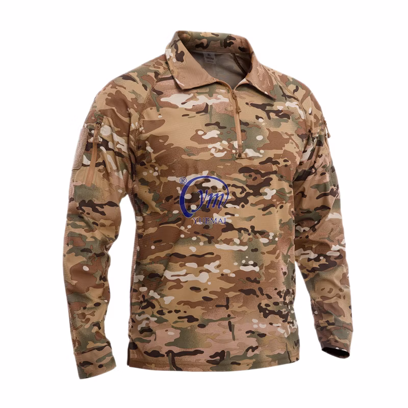 Custom Mens Summer Tactical T-Shirt Short Sleeve Golf Pocket Polo Shirt