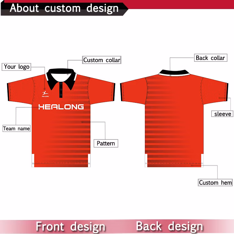 High Quality Work Uniform Blank Embroidered Men Custom Logo Polo Shirt