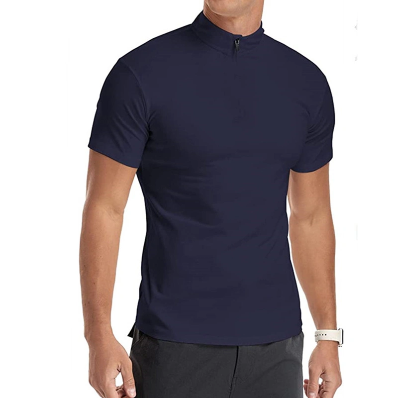 Casual Plain White Golf Men Polo T Shirts 100%Cotton Embroidered Polo Shirts Customized Logo