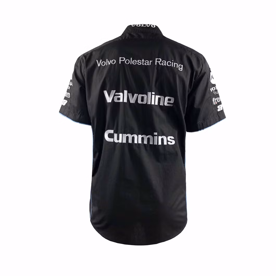 Custom Design Racing Shirt Racing Pit Crew Shirt for Wholesale Factory