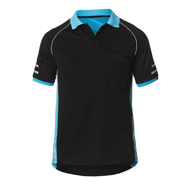 Wholesale Polo Golf Tshirts Fashion Safety Tee Shirt Plain Embroidered Men&prime;s Polo Shirts