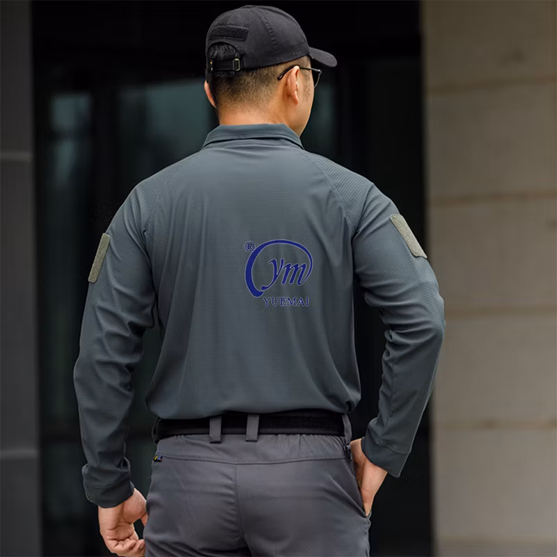 Custom Mens Summer Tactical T-Shirt Short Sleeve Golf Pocket Polo Shirt