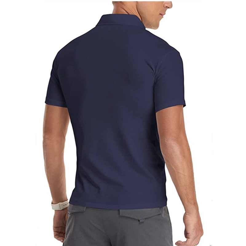 Casual Plain White Golf Men Polo T Shirts 100%Cotton Embroidered Polo Shirts Customized Logo