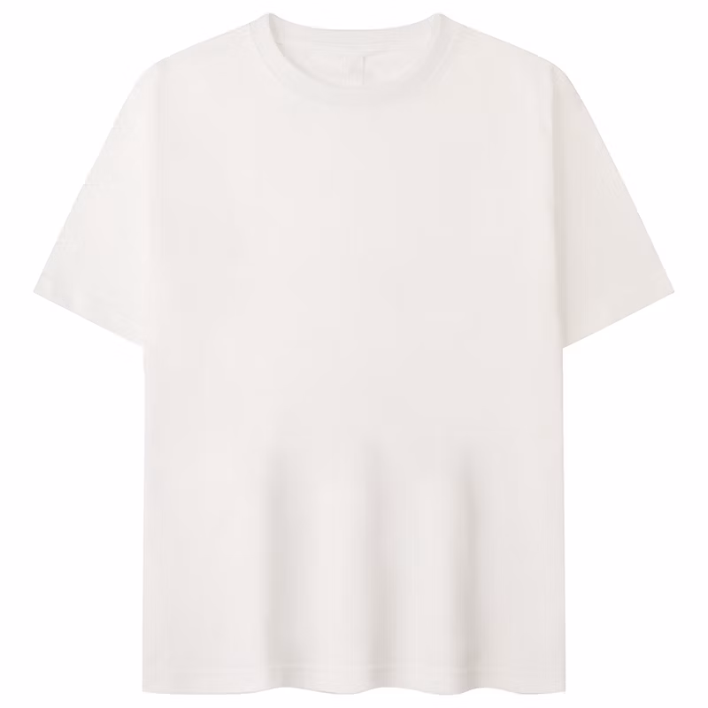 205GSM Unisex White Printed Plain Red Navy Blue Xxxl Round Neck T Shirt for Men Custom