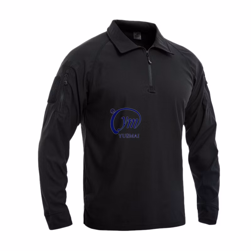 Custom Mens Summer Tactical T-Shirt Short Sleeve Golf Pocket Polo Shirt