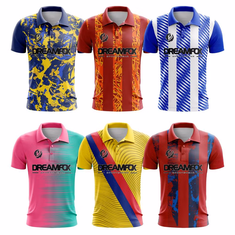 Custom School Uniform Business Working Unisex Golf Polo Shirts Sublimation Printing Short Sleeve Polo Shirt