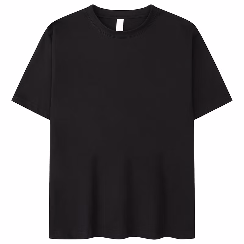 205GSM Unisex White Printed Plain Red Navy Blue Xxxl Round Neck T Shirt for Men Custom