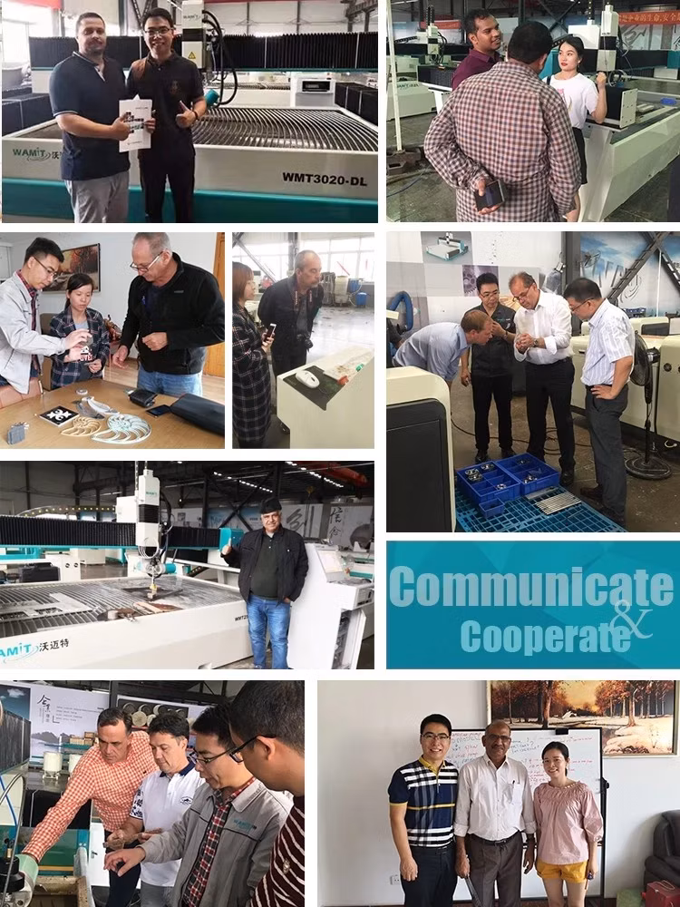 Low Price Small 200mm Sheet Metal Laser CNC Water Jet Cutting Machine