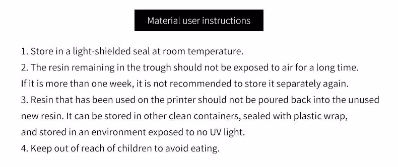 3D Printing 405nm Standard Resin for Jewelry Soft Resin