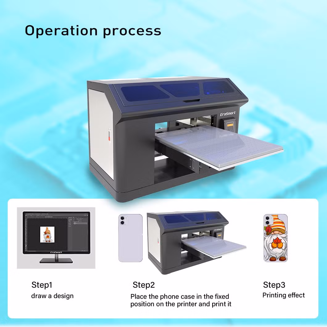 Manufacture A3 3545 2 XP600 Heads Varnish 3D Effect Phone Case Pen PVC Card Glass Metal Sign Inkjet UV Dtf Printer