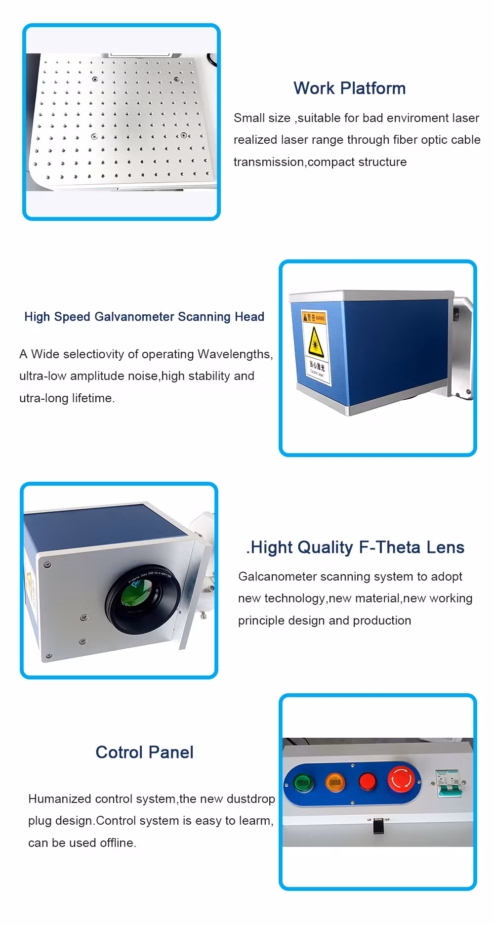 Carbon Dioxide Marking Machine, Acrylic Engraving Machine Wood Leather Lettering