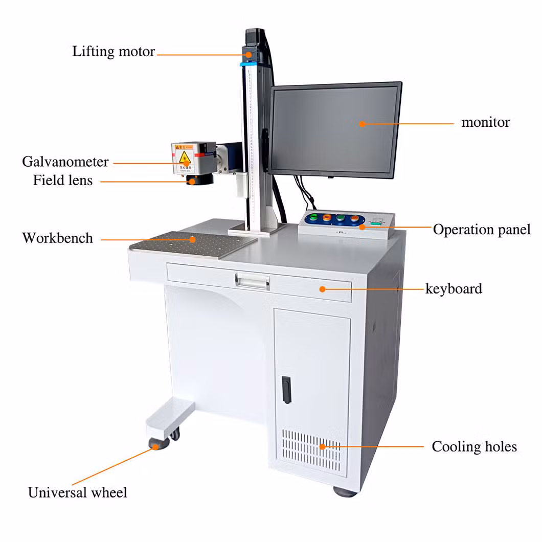 Carbon Dioxide Marking Machine, Acrylic Engraving Machine Wood Leather Lettering