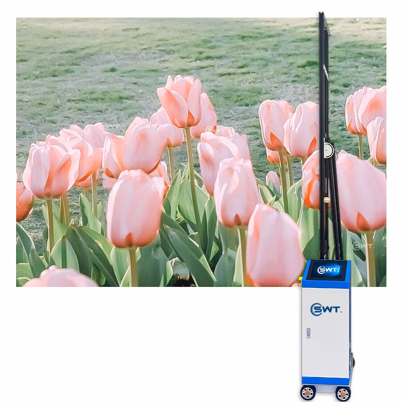 Spray Painter 3D Painting Machine Wall Printer Vertical Wall Inkjet Automatic Ground Floor Ground Graffiti School Wall Printing Machine