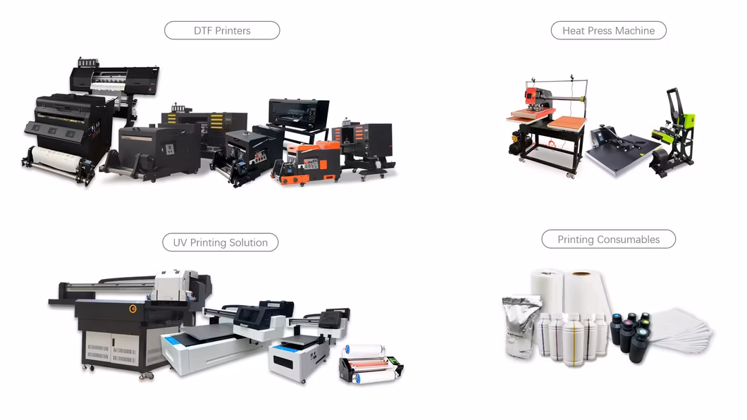 Factory Wholesale 60cm 30cm UV Dtf Transfer Printer with Laminator 2 in 1 Cup Sticker 3D Printing Machine