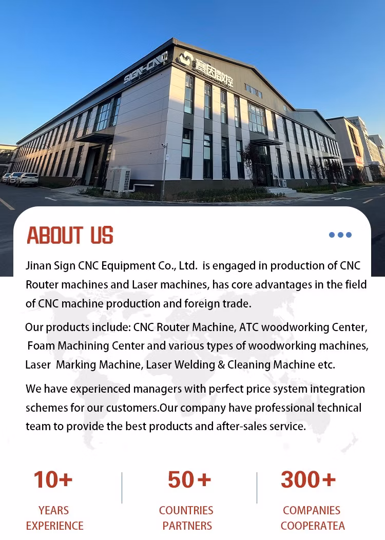 1325/1530/2030/2040/2060 Atc 9kw Spindle 3D Wood Cutting and Engraving Automatic Disc 8 Tools Changer Woodworking/Wood CNC Router Machinery