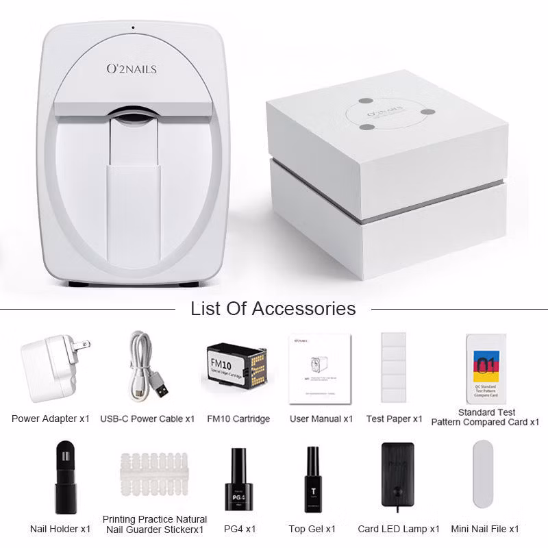 Portable 3D Intelligent Nail Printing Machine Nail Drawing Machine Automatic Nail Art Printer
