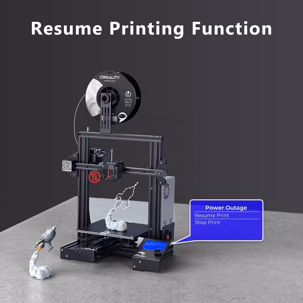 Ender 3 Neo 3D Printer with Resume Printing Function