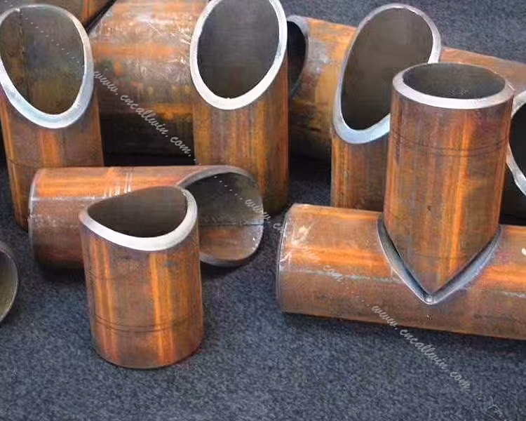 CNC Metal Pipe Plasma Cutting 5 Axis Beveling Machines with Oxy Fuel Beveling Cutting