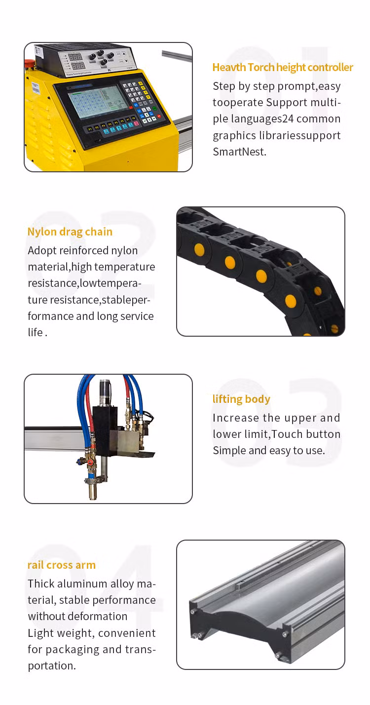 Jiaxin Plasma Cutter with Portable CNC Design and F2100 System