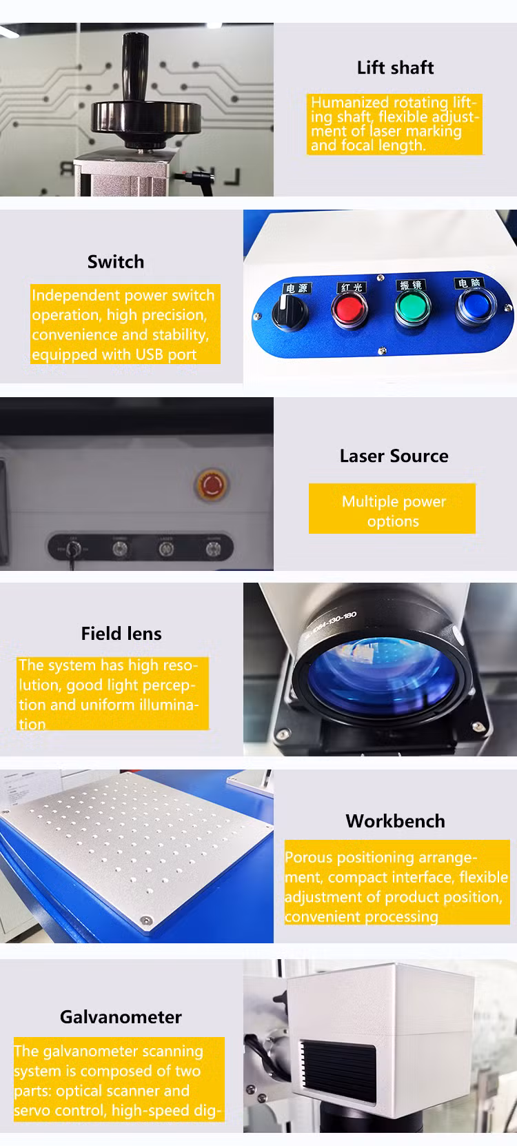 20W 30W Metal Marking Machine Laser Date Printer Crystal 3D Fiber Laser Marking Machine
